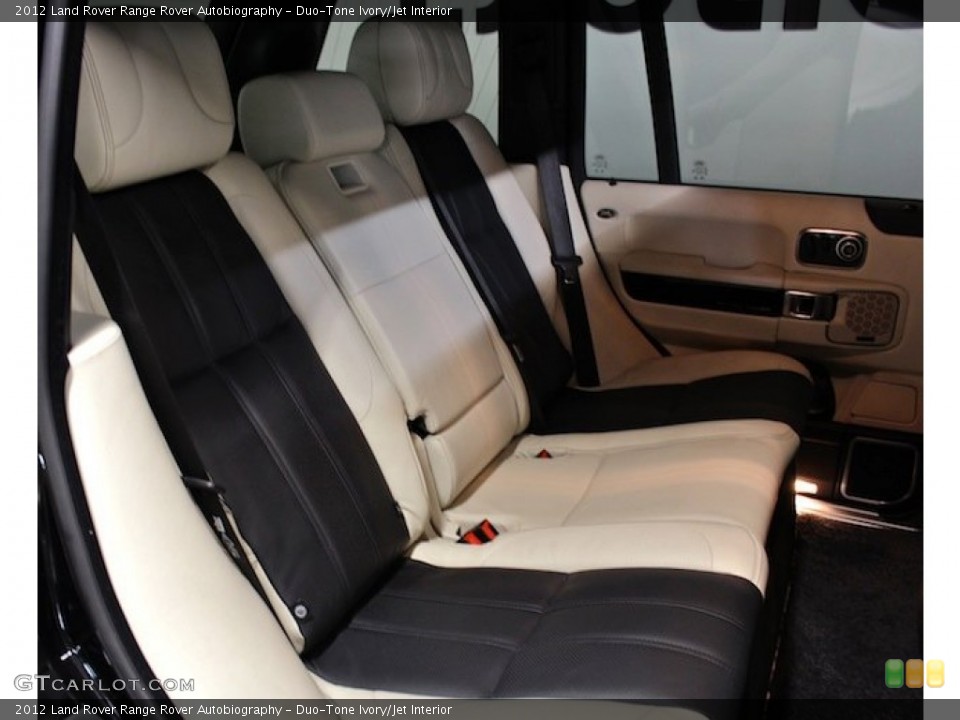 Duo-Tone Ivory/Jet Interior Rear Seat for the 2012 Land Rover Range Rover Autobiography #80091478