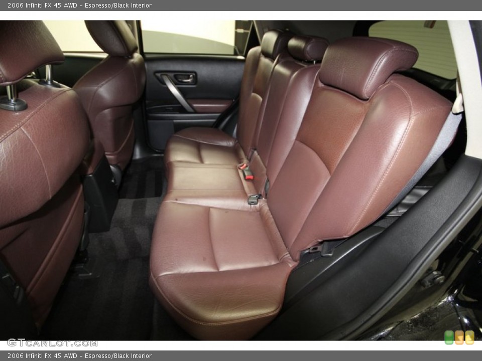 Espresso/Black Interior Rear Seat for the 2006 Infiniti FX 45 AWD #80093908