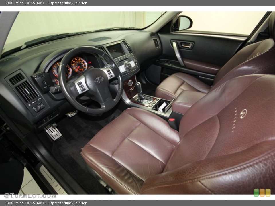 Espresso/Black Interior Prime Interior for the 2006 Infiniti FX 45 AWD #80093925