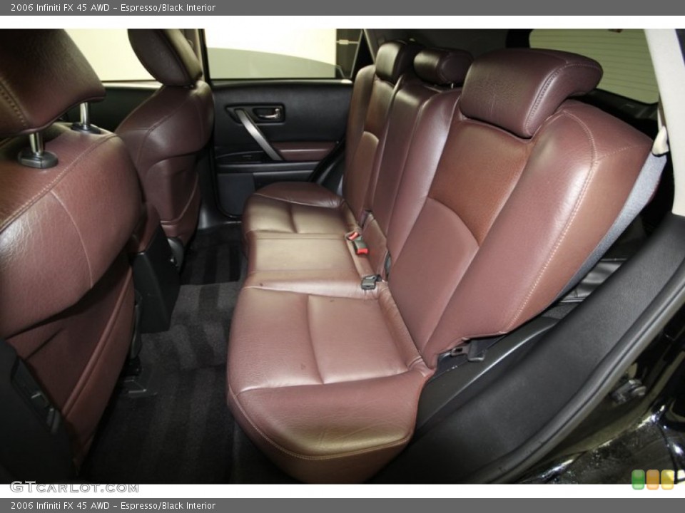 Espresso/Black Interior Rear Seat for the 2006 Infiniti FX 45 AWD #80093959