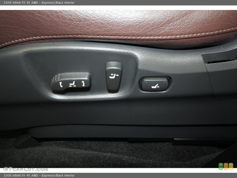 Espresso/Black Interior Controls for the 2006 Infiniti FX 45 AWD #80094031