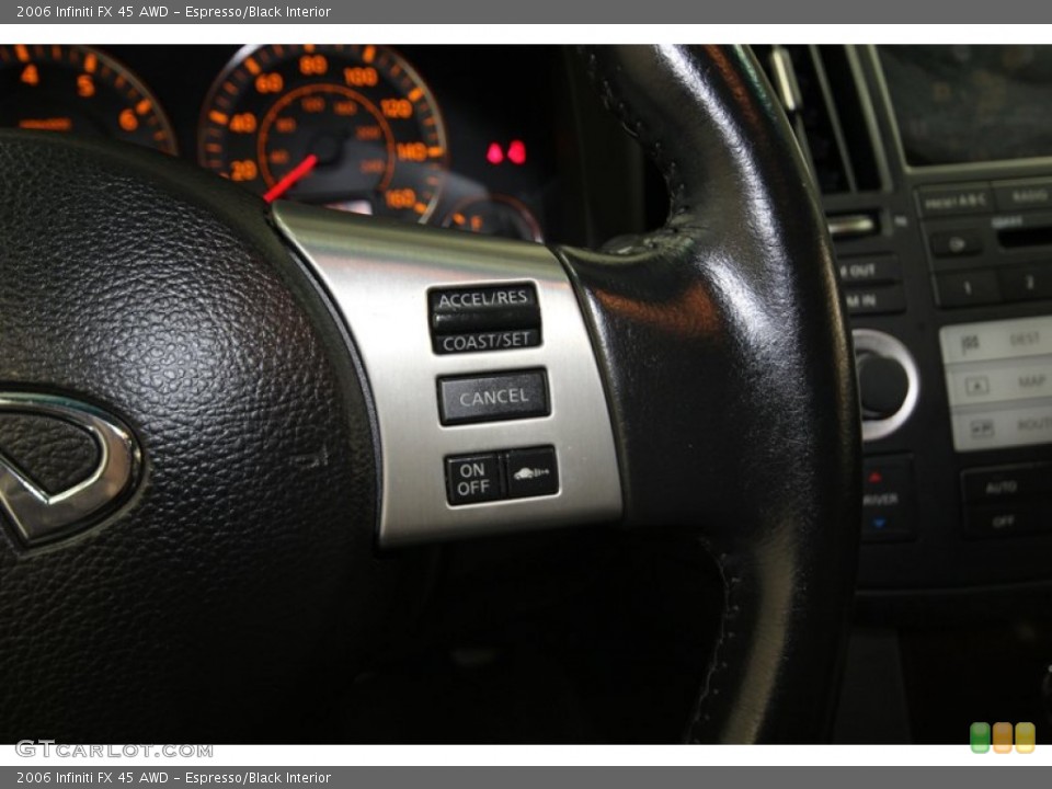 Espresso/Black Interior Controls for the 2006 Infiniti FX 45 AWD #80094233