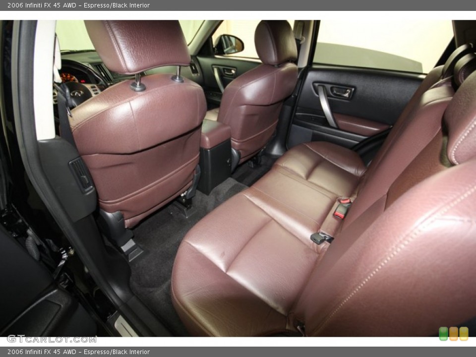 Espresso/Black Interior Rear Seat for the 2006 Infiniti FX 45 AWD #80094280