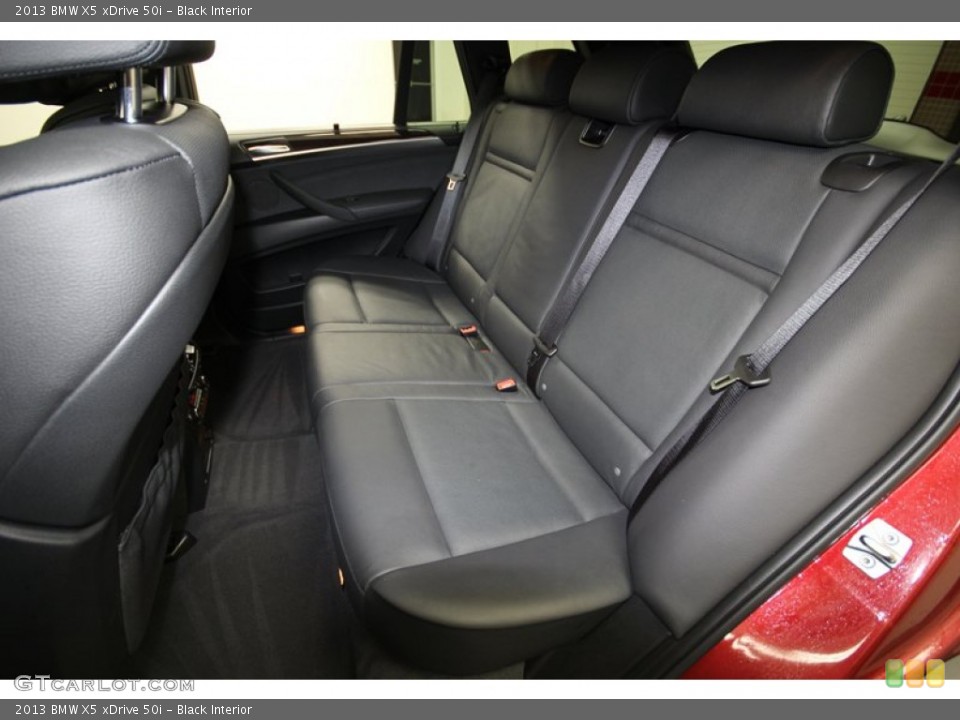 Black Interior Rear Seat for the 2013 BMW X5 xDrive 50i #80094894