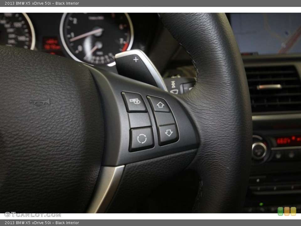 Black Interior Controls for the 2013 BMW X5 xDrive 50i #80095099