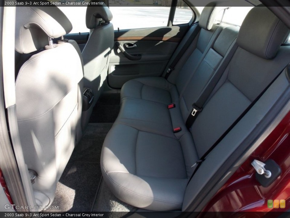 Charcoal Grey Interior Rear Seat for the 2003 Saab 9-3 Arc Sport Sedan #80095231