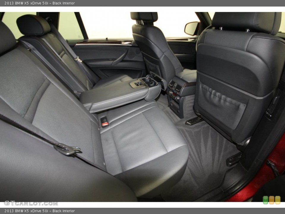 Black Interior Rear Seat for the 2013 BMW X5 xDrive 50i #80095265