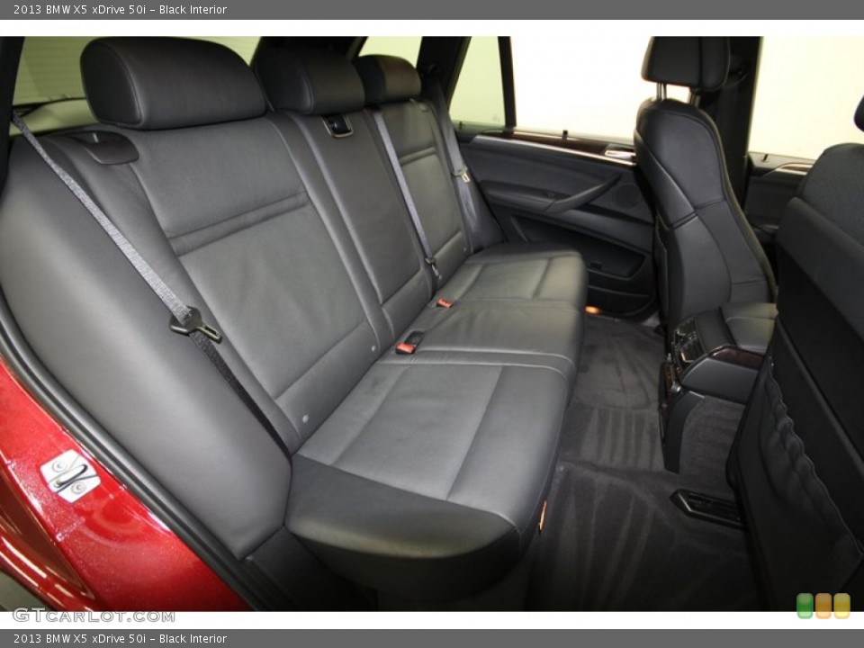 Black Interior Rear Seat for the 2013 BMW X5 xDrive 50i #80095300