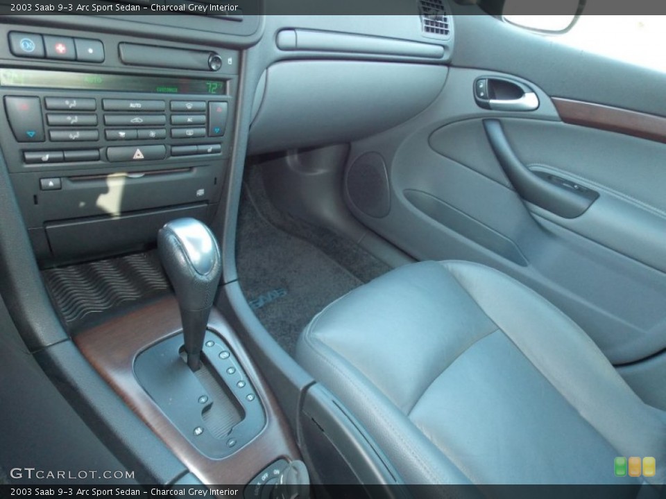 Charcoal Grey Interior Transmission for the 2003 Saab 9-3 Arc Sport Sedan #80095411