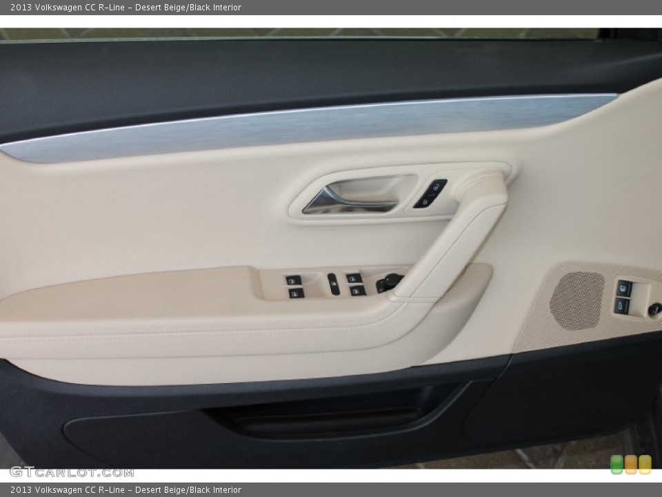 Desert Beige/Black Interior Door Panel for the 2013 Volkswagen CC R-Line #80095750