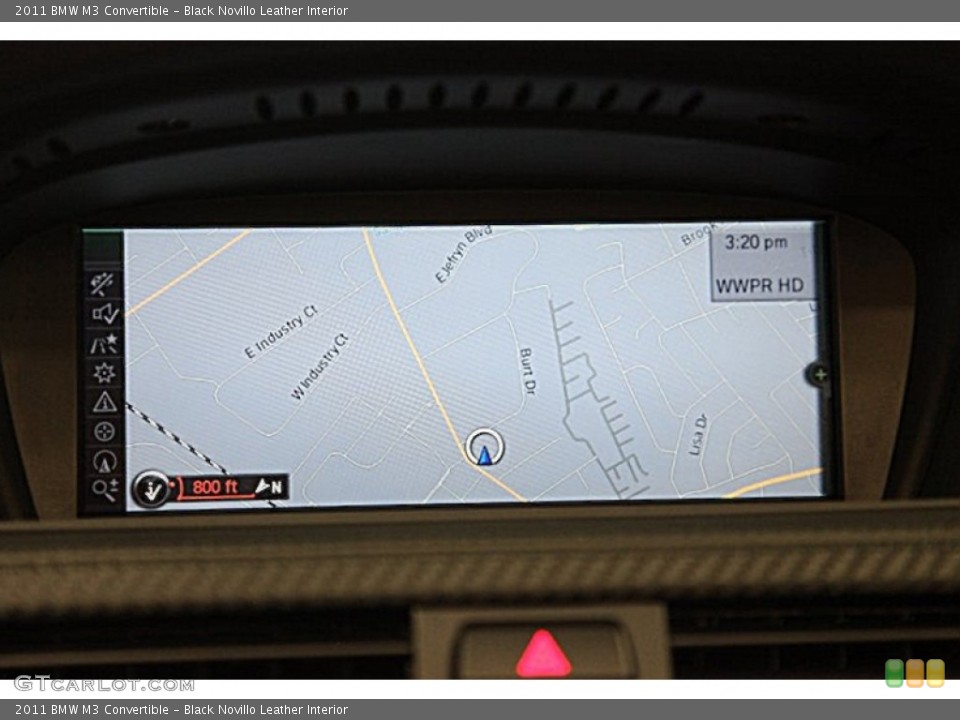 Black Novillo Leather Interior Navigation for the 2011 BMW M3 Convertible #80096128