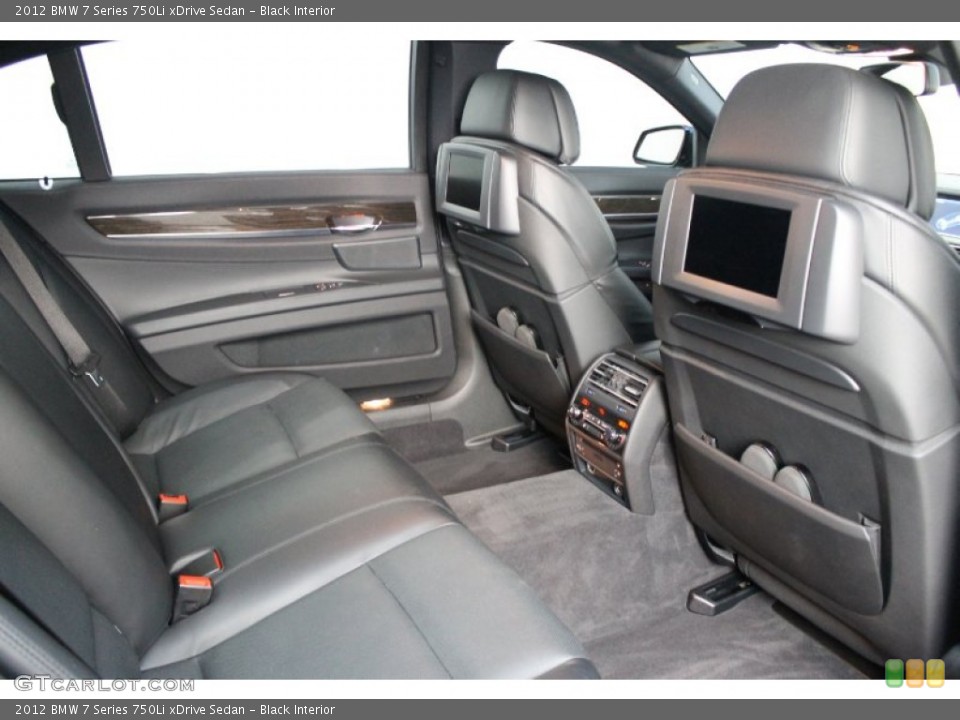Black Interior Entertainment System for the 2012 BMW 7 Series 750Li xDrive Sedan #80096867