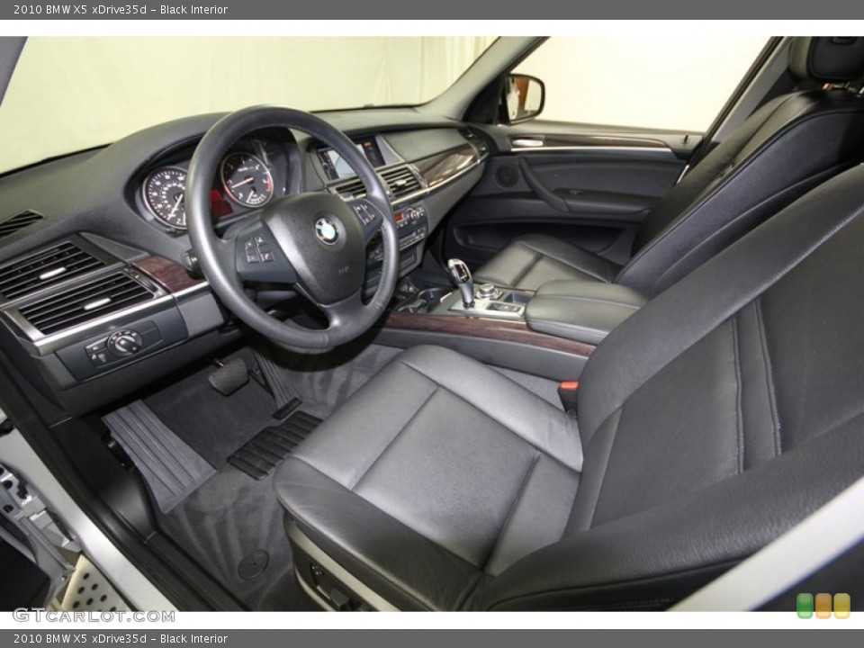 Black 2010 BMW X5 Interiors