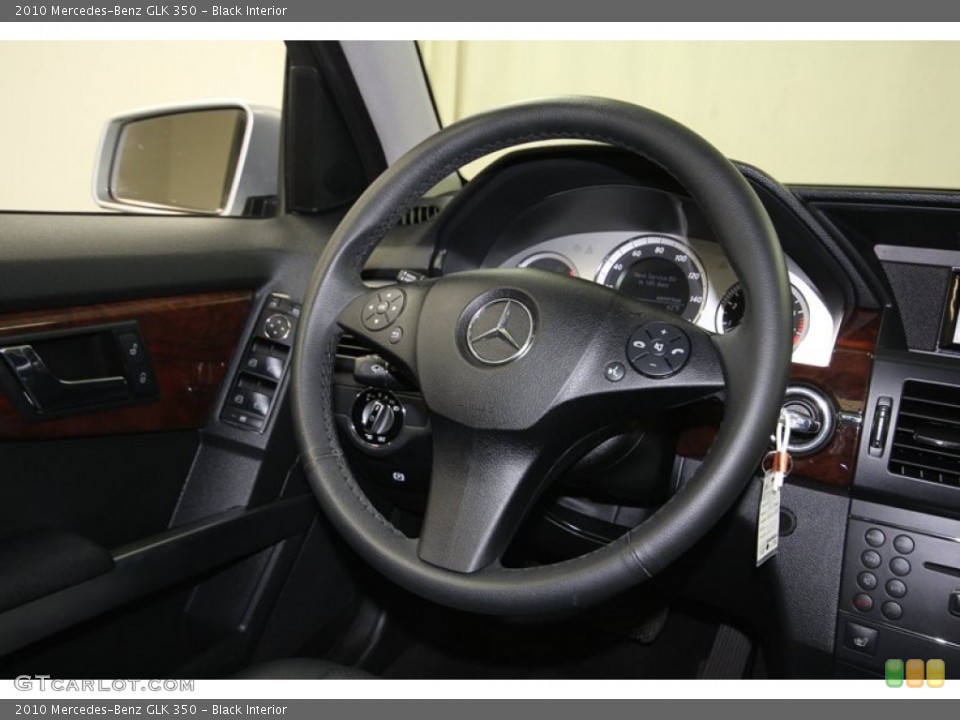 Black Interior Steering Wheel for the 2010 Mercedes-Benz GLK 350 #80099249