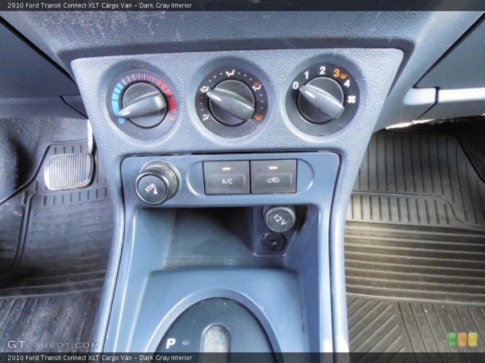 Dark Gray Interior Controls for the 2010 Ford Transit Connect XLT Cargo Van #80100172