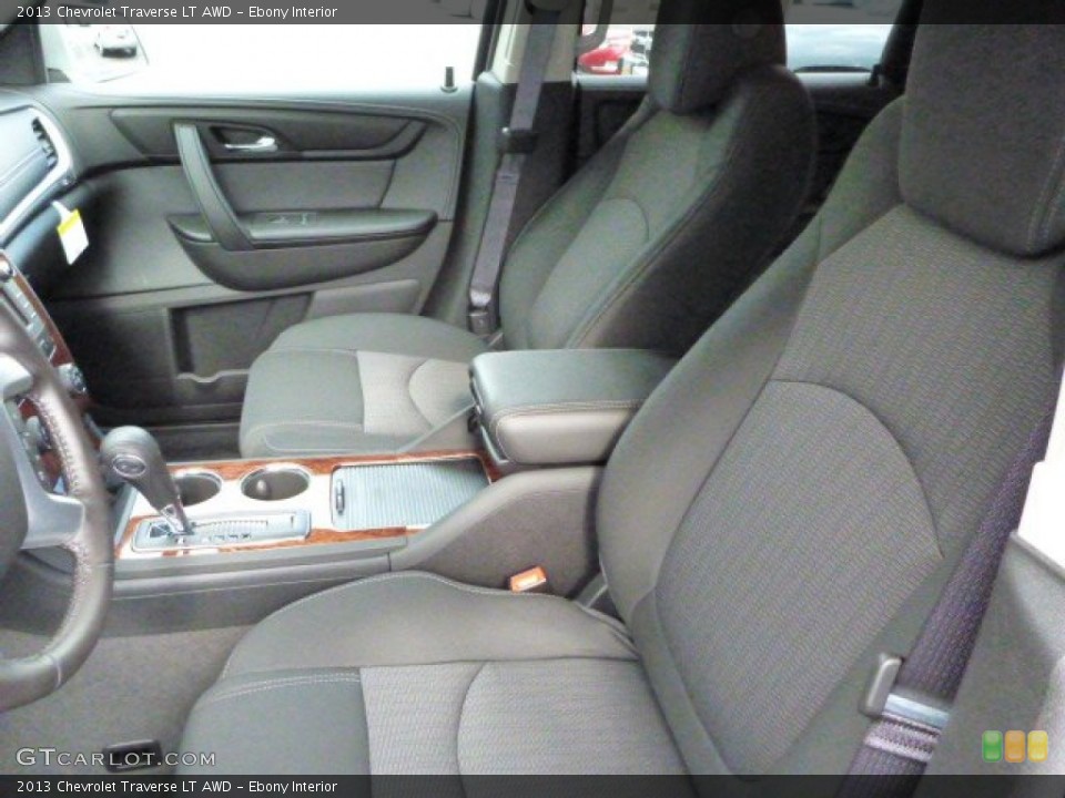 Ebony Interior Front Seat for the 2013 Chevrolet Traverse LT AWD #80102464