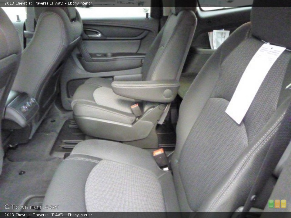 Ebony Interior Rear Seat for the 2013 Chevrolet Traverse LT AWD #80102479