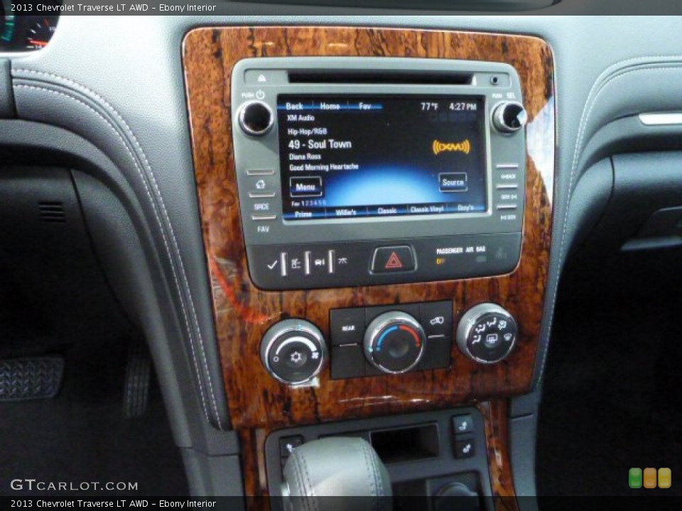 Ebony Interior Controls for the 2013 Chevrolet Traverse LT AWD #80102611
