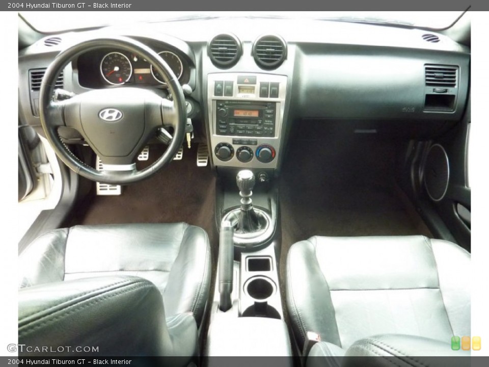 Black Interior Dashboard for the 2004 Hyundai Tiburon GT #80103507