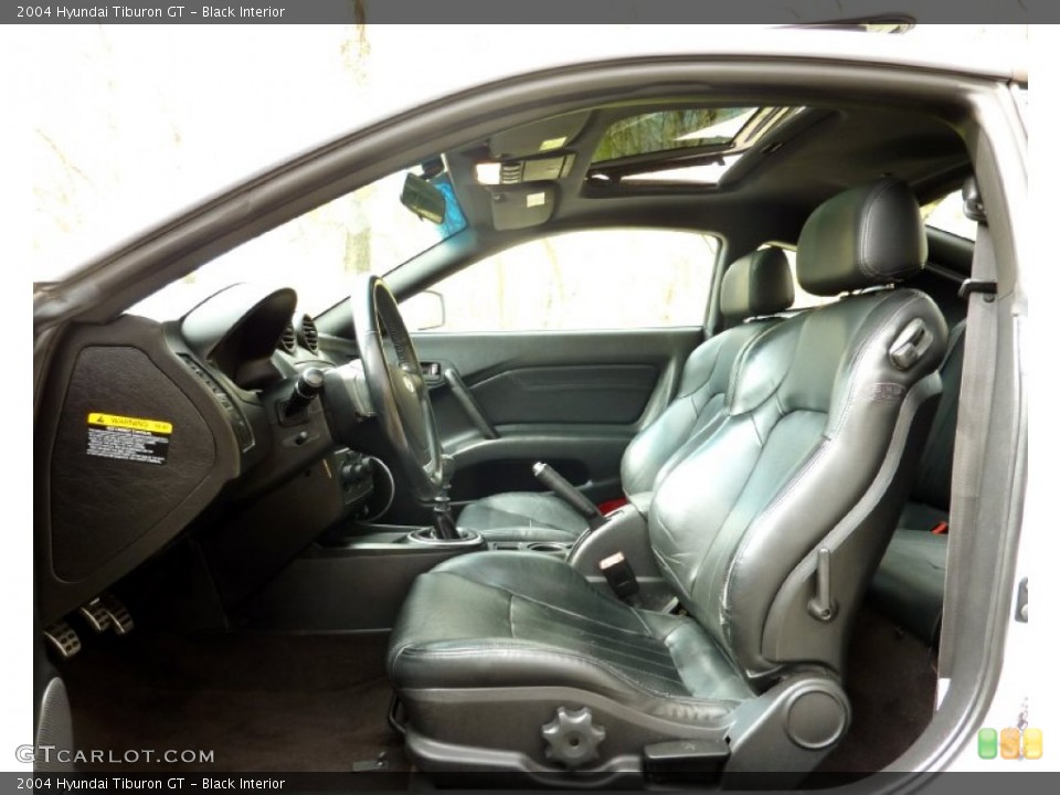 Black Interior Photo for the 2004 Hyundai Tiburon GT #80103592
