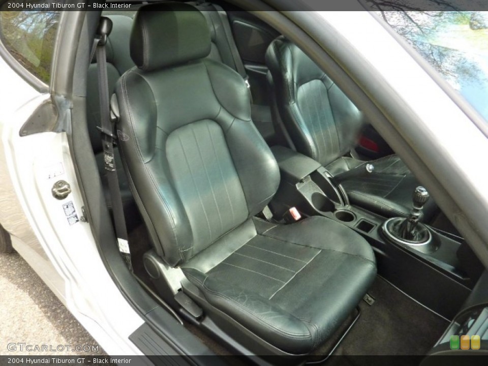 Black Interior Front Seat for the 2004 Hyundai Tiburon GT #80103742