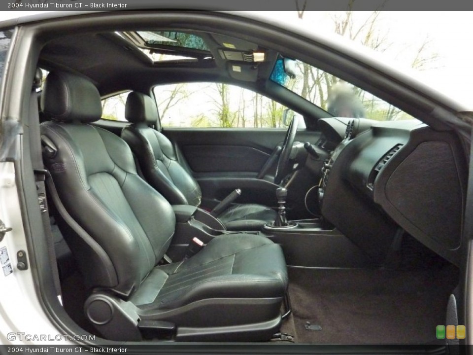 Black Interior Front Seat for the 2004 Hyundai Tiburon GT #80103760