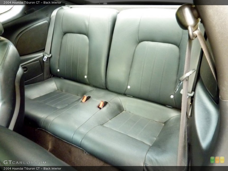 Black Interior Rear Seat for the 2004 Hyundai Tiburon GT #80103794