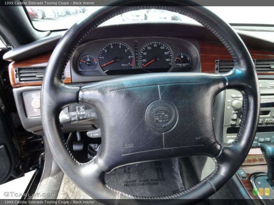 Black Interior Steering Wheel for the 1999 Cadillac Eldorado Touring Coupe #80103886
