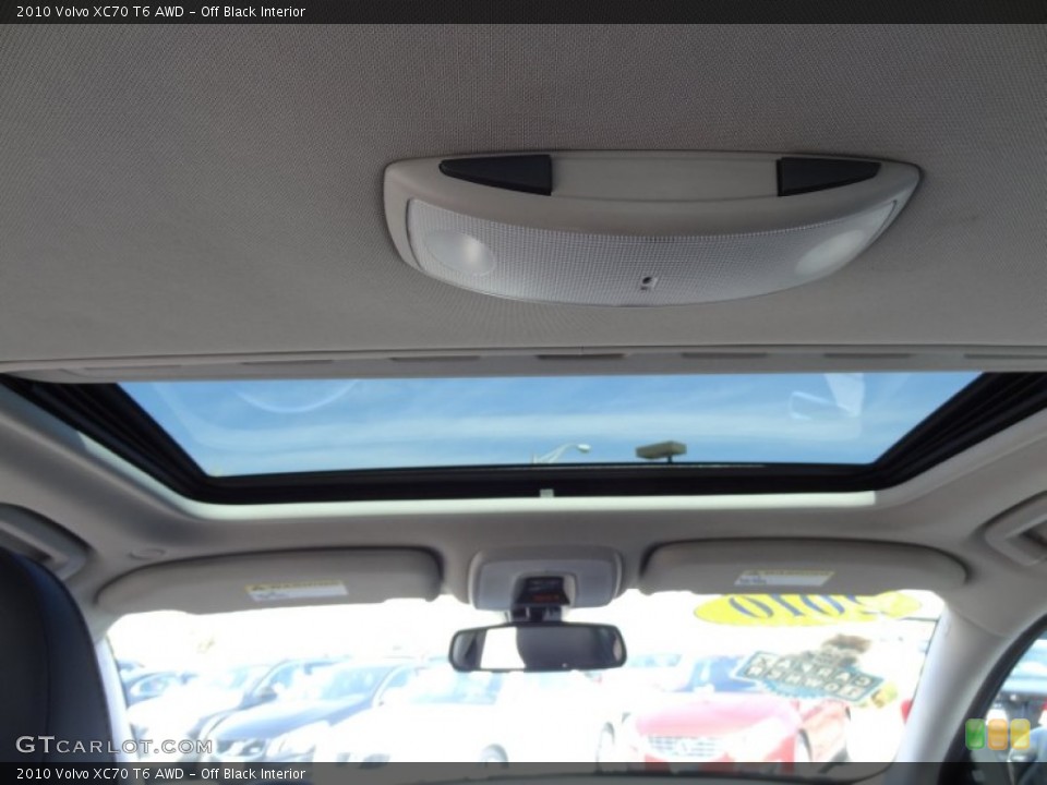 Off Black Interior Sunroof for the 2010 Volvo XC70 T6 AWD #80104244