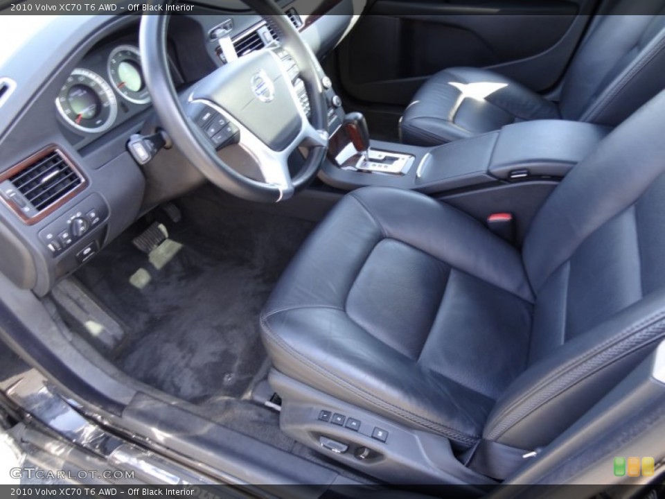 Off Black Interior Photo for the 2010 Volvo XC70 T6 AWD #80104257