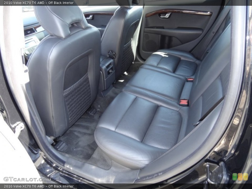 Off Black Interior Rear Seat for the 2010 Volvo XC70 T6 AWD #80104276