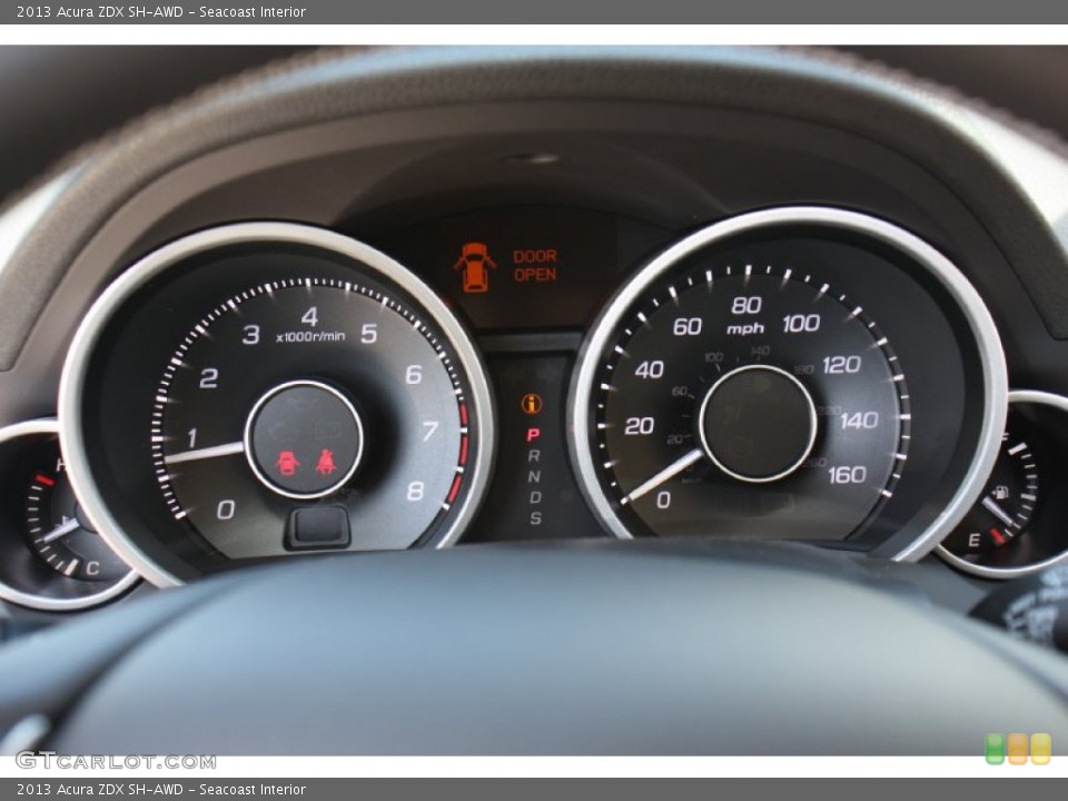 Seacoast Interior Gauges for the 2013 Acura ZDX SH-AWD #80105470