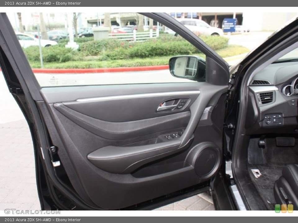 Ebony Interior Door Panel for the 2013 Acura ZDX SH-AWD #80105665