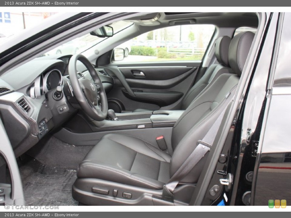 Ebony Interior Photo for the 2013 Acura ZDX SH-AWD #80105680