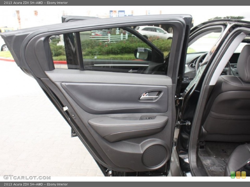 Ebony Interior Door Panel for the 2013 Acura ZDX SH-AWD #80105692