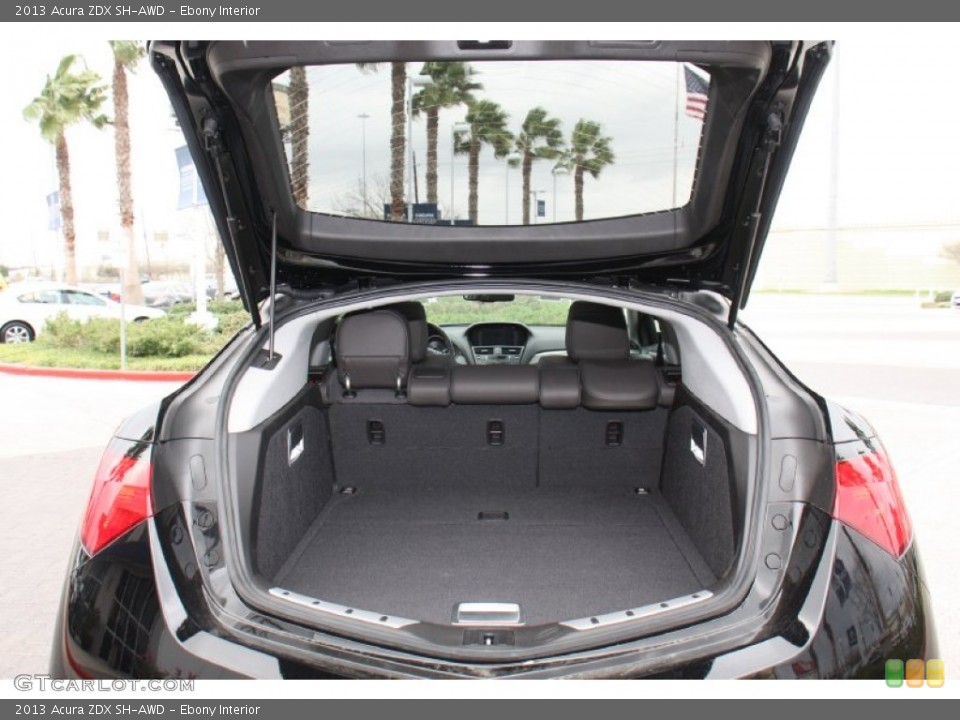 Ebony Interior Trunk for the 2013 Acura ZDX SH-AWD #80105718