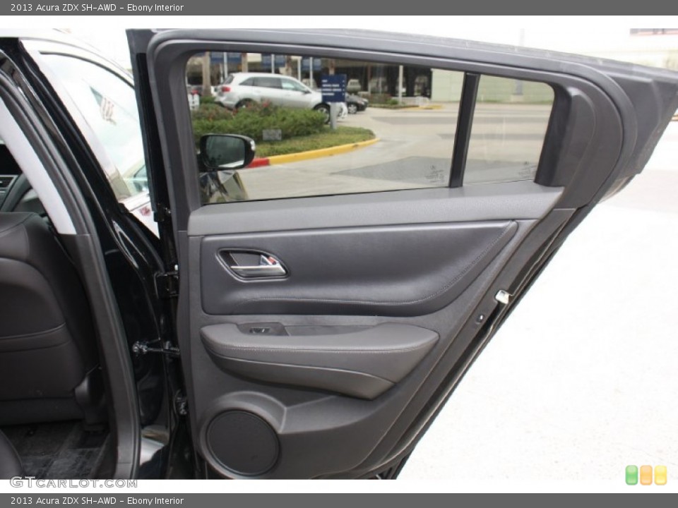 Ebony Interior Door Panel for the 2013 Acura ZDX SH-AWD #80105731