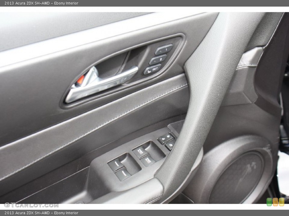 Ebony Interior Controls for the 2013 Acura ZDX SH-AWD #80105808