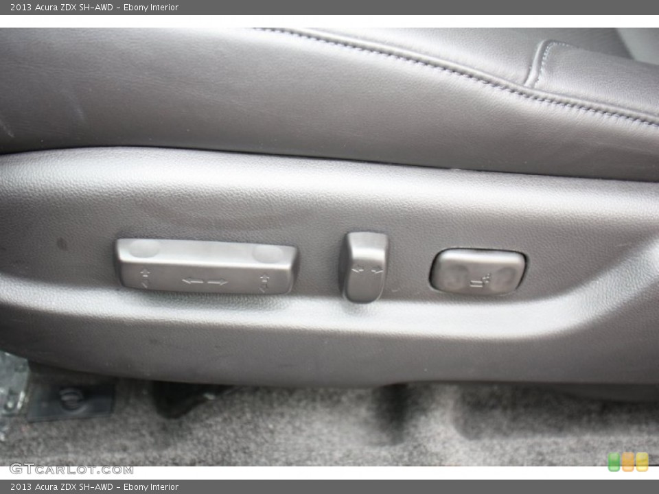 Ebony Interior Front Seat for the 2013 Acura ZDX SH-AWD #80105827