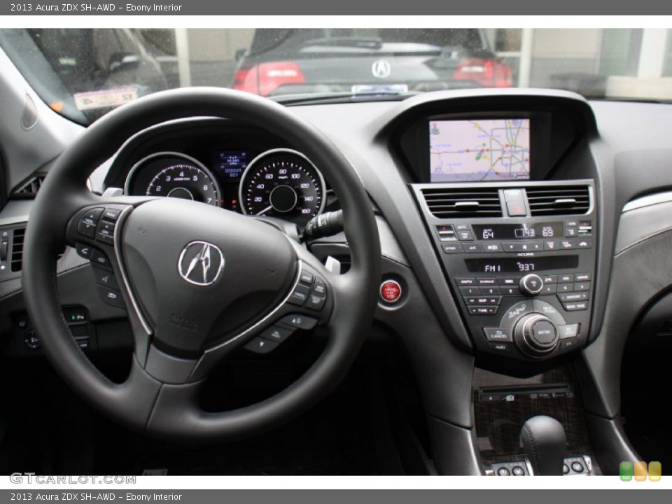 Ebony Interior Dashboard for the 2013 Acura ZDX SH-AWD #80105836
