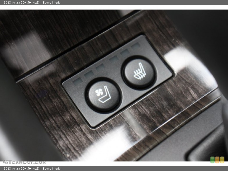 Ebony Interior Controls for the 2013 Acura ZDX SH-AWD #80105902