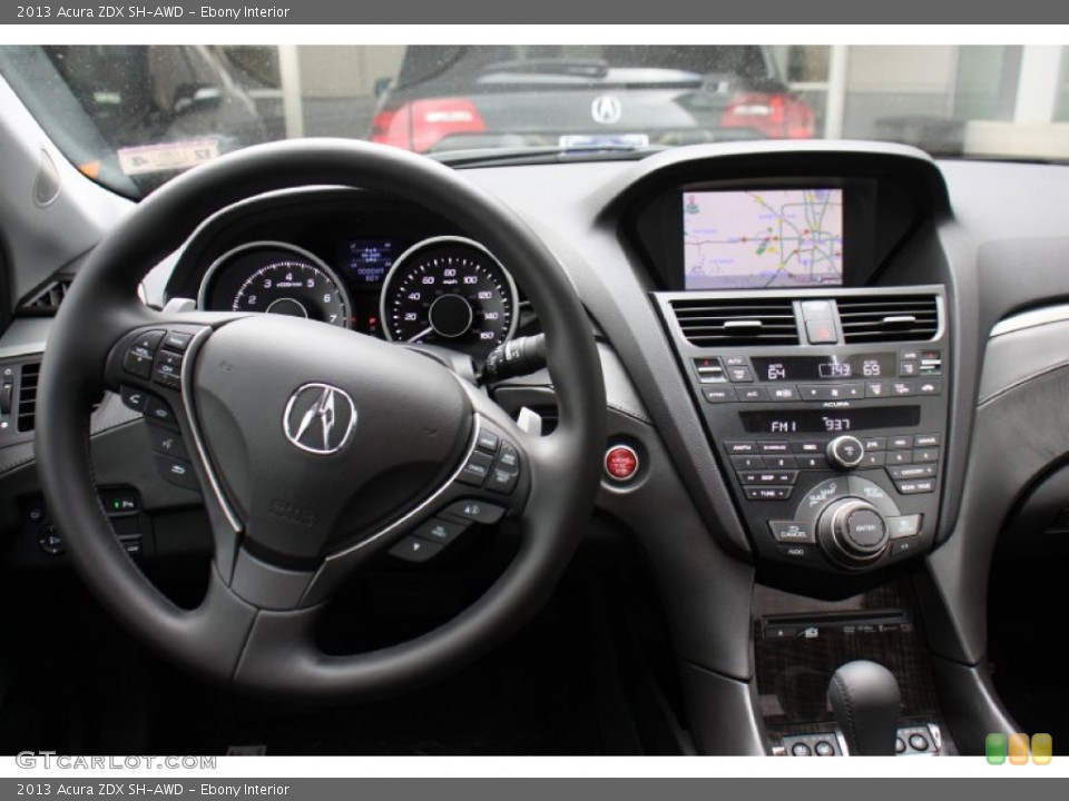 Ebony Interior Dashboard for the 2013 Acura ZDX SH-AWD #80106250