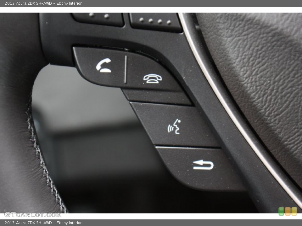 Ebony Interior Controls for the 2013 Acura ZDX SH-AWD #80106325