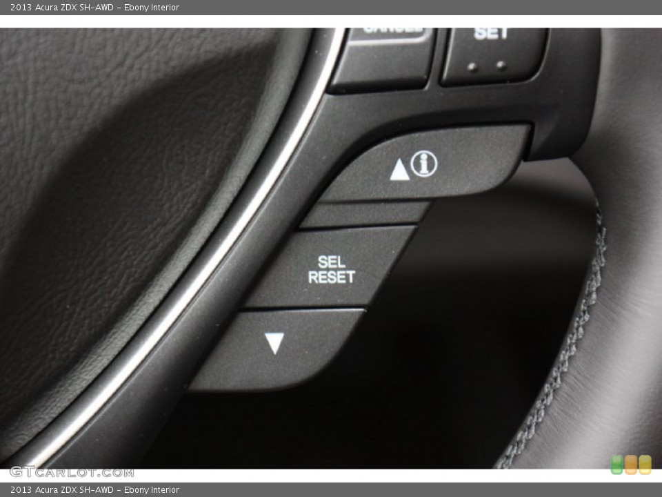 Ebony Interior Controls for the 2013 Acura ZDX SH-AWD #80106349