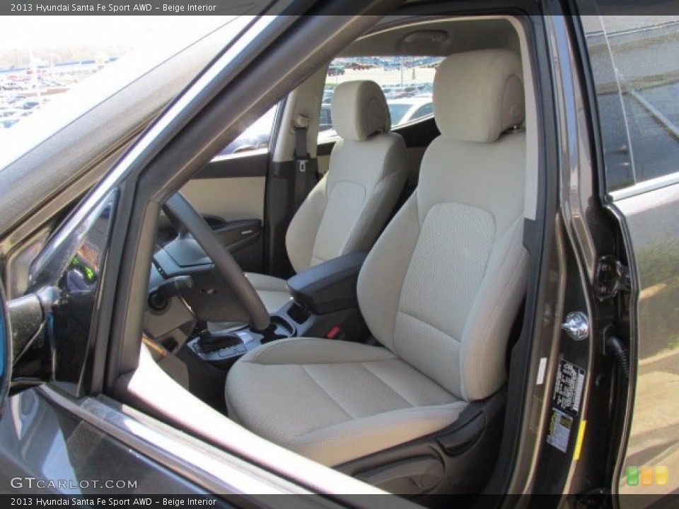 Beige Interior Front Seat for the 2013 Hyundai Santa Fe Sport AWD #80109142