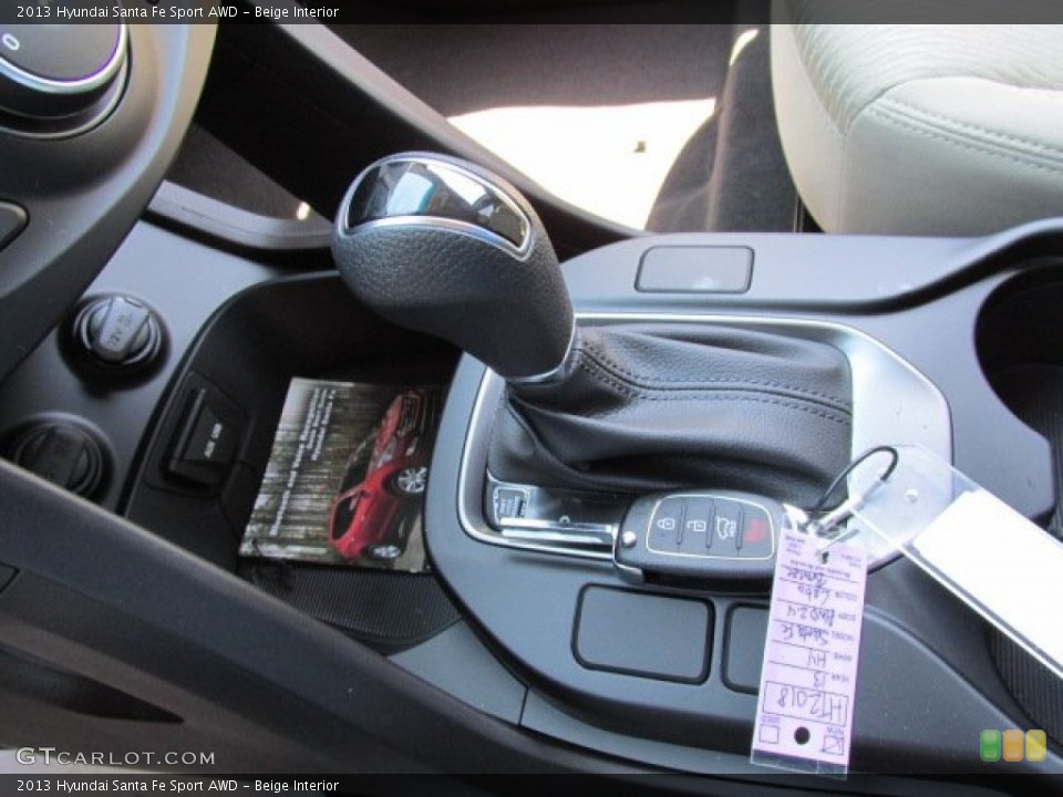 Beige Interior Transmission for the 2013 Hyundai Santa Fe Sport AWD #80109154