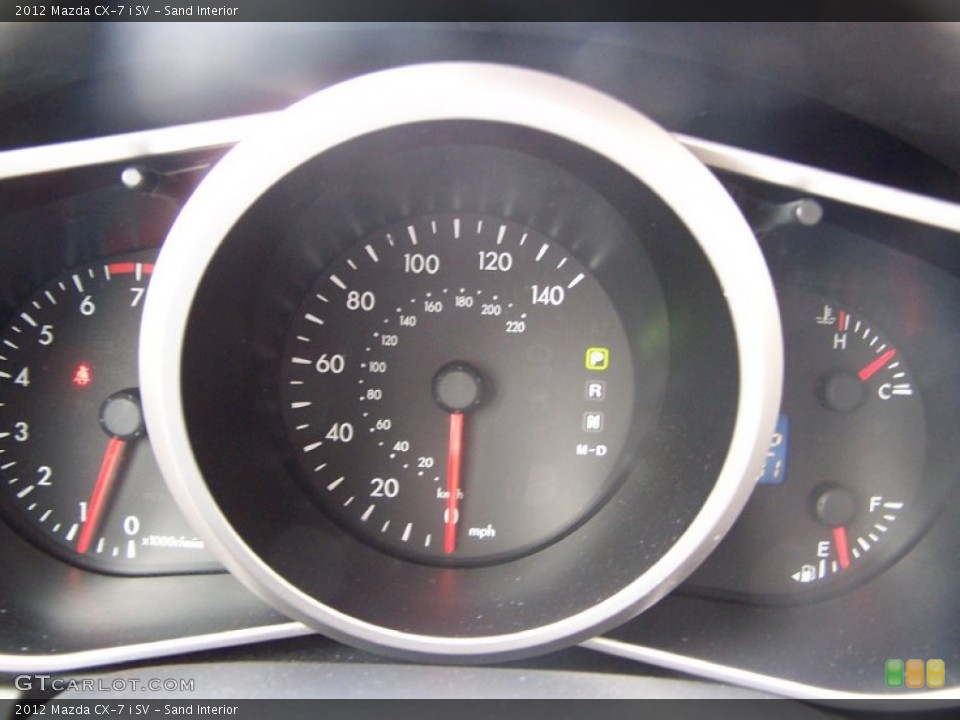 Sand Interior Gauges for the 2012 Mazda CX-7 i SV #80110472
