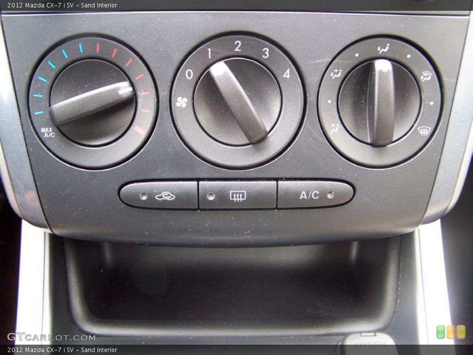Sand Interior Controls for the 2012 Mazda CX-7 i SV #80110510