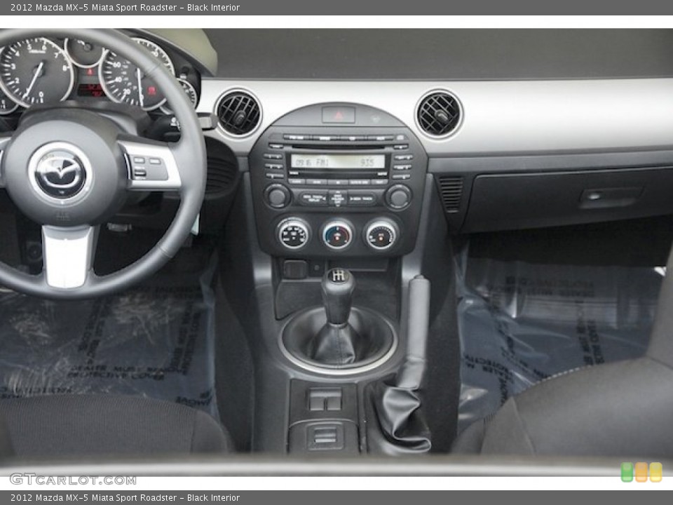 Black Interior Dashboard for the 2012 Mazda MX-5 Miata Sport Roadster #80111867