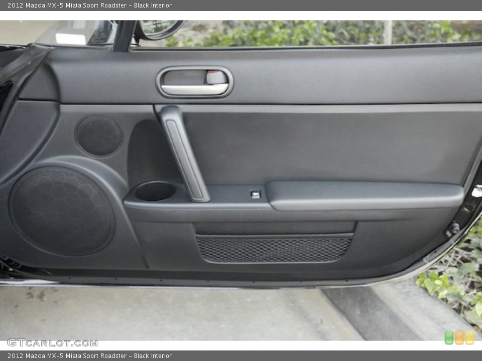 Black Interior Door Panel for the 2012 Mazda MX-5 Miata Sport Roadster #80112065